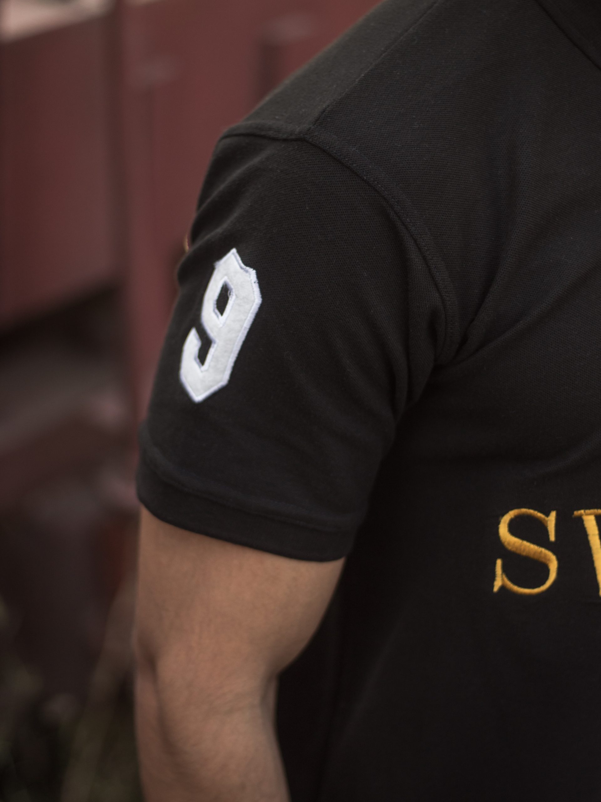 Dutch wear white panel black polo shirt – Swanky.pk